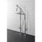 Aqua Vintage CCK8401DL Freestanding Tub Faucet with Supply Line, Stop Valve, Polished Chrome CCK8401DL - alternate 5